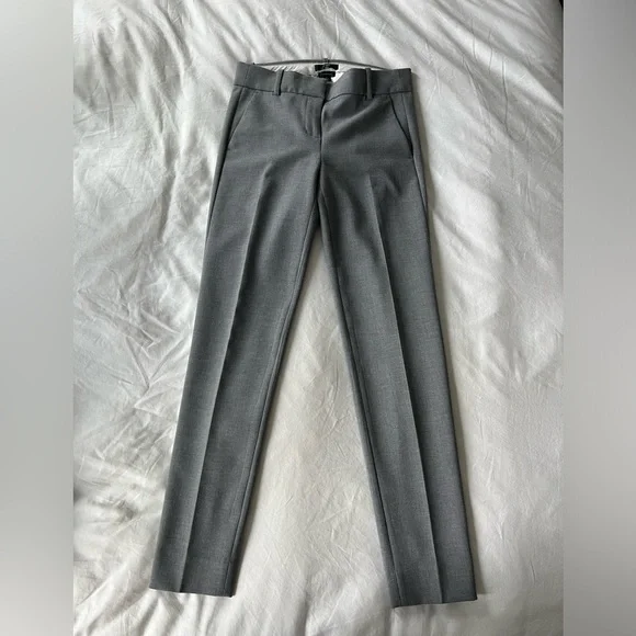 J. Crew gray Cameron slim leg pant size 2 - Picture 1 of 3